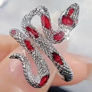2-Piece Snake Ring Set – Adjustable & Stylish